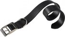 Ferplast Natural Lederen Halsband - Zwart - Maat L (47-55cm)