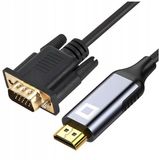Convertisseur Co2 VGA vers HDMI, Full HD 1080P, 60Hz, 2 mètres