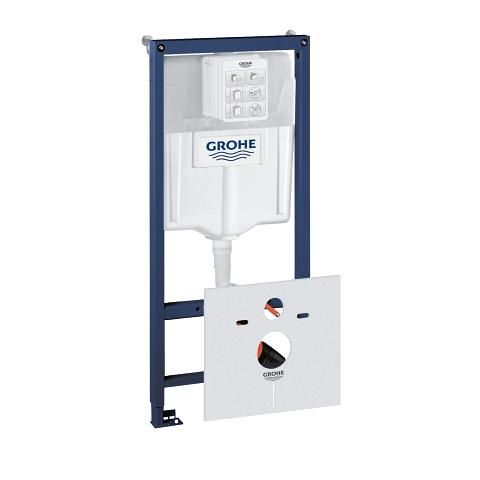 GROHE Rapid SL Inbouwreservoir - 38539001 - Voor wandcloset - Met wandbevestiging en geluiddempingset