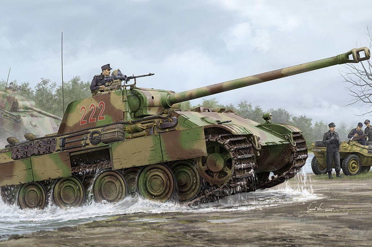 Hobbyboss 84552 1/35 Panther G, late versie modelbouwset, meerkleurig