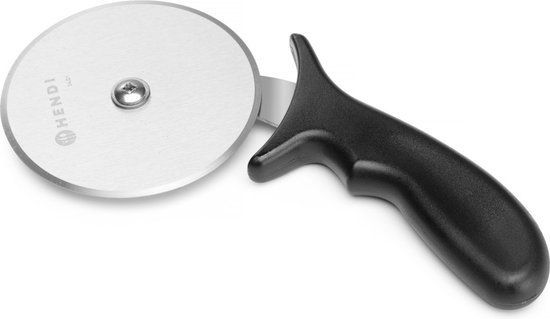 Hendi Pizzasnijder RVS - Professionele Pizzaroller - Ø10 x 23cm