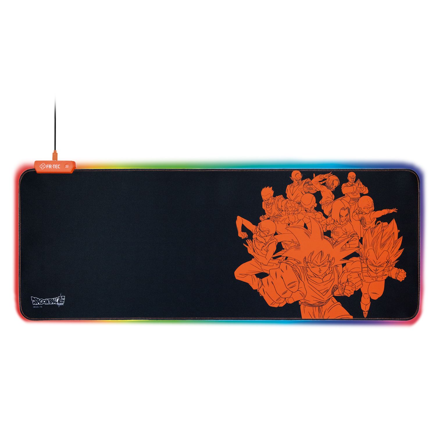 FR-TEC Dragon Ball Super Gaming Mousepad - Black - LED Backlight