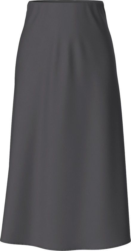 PIECES PCFRANAN HW ANKLE SKIRT NOOS BC - Women's Skirt - Grey - Size L - 2024 Collection