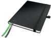 Leitz Complete Carnet A5 à petits carreaux - avec couverture rigide - avec fermeture élastique - noir