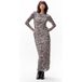 Catwalk Junkie Robe en maille zèbre Sable Taille : 34