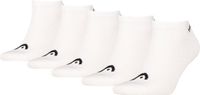 HEAD unisex 5P sneakersokken elements wit