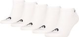 HEAD unisex 5P sneakersokken elements wit