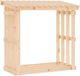 vidaXL Haardhoutrek 108x64,5x109 cm massief grenenhout