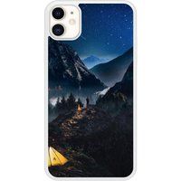 Apple iPhone 11 Seul en montagne Verstevigd hoesje met sublimatie bedrukking