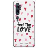 ERT GROUP mobiel telefoonhoesje voor Xiaomi MI NOTE 10 / MI NOTE 10 PRO origineel en officieel erkend Babaco patroon Feel the love 001, gedeeltelijk bedrukt