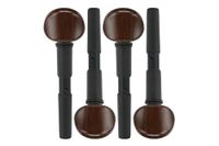 Wittner 271131L04P, set met 4 Viola fijnstemwervels, Ø 9,2/1:30, palissanderkleuren, 4-delige verpakking, Made in Germany