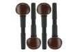 Wittner 271131L04P, set met 4 Viola fijnstemwervels, Ø 9,2/1:30, palissanderkleuren, 4-delige verpakking, Made in Germany