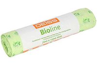 DEISS Bioline Biologische vuilniszakken 120 L, composteerbaar, 10 stuks