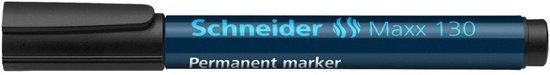 Schneider Marker permanent 130 ronde punt zwart 10 st