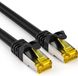Allteq Cat 7 S/FTP Netwerkkabel Patchkabel Afgeschermd 10 Gbps 3 meter Zwart