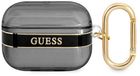 Guess TPU Printed Stripe Case pour Apple Airpods Pro 1 (1e génération) - Noir