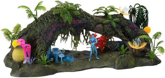 McFarlane Avatar W.O.P Deluxe Playset Omatikaya Rainforest with Jake Sully