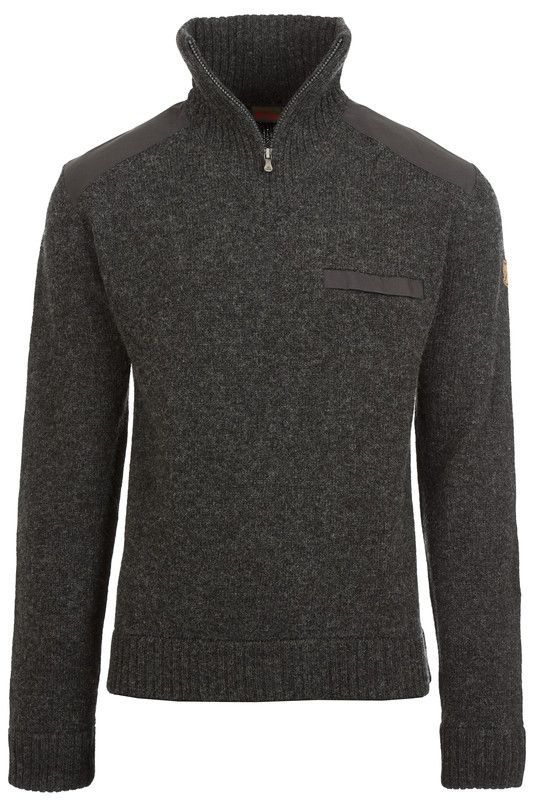 Fjällräven Koster Gebreide Trui Heren - dark grey - S - 2019