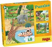 Haba Dieren Puzzel - Multicolor - 4010168049601