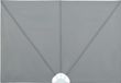 vidaXL Pare-soleil de terrasse pliable 240x160 cm gris