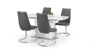 Julian Bowen set van 2 Como vrijdragende eetkamerstoelen