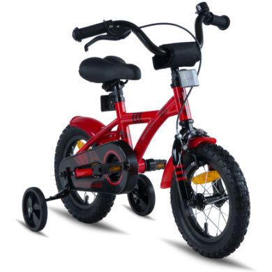 Prometheus Bicycles Hawk Fiets 12'' rood-zwart