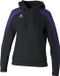 Erima Evo Star Sweatshirt Met Capuchon Dames - Zwart / Paars | Maat: 38