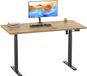 Vcm bureau réglable en hauteur réglage électrique en continu Lona 140x50 noir