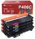 Samsung Jeu de toner CLT-P406C, 4 couleurs, pack de 4 pièces
