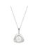 Gaya Necklace Steel Silver White 45 cm