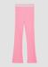 s.Oliver Leggings Roze Katoen Elastaan Rib Gestreept Kinderen 104