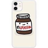 Pate à tartiner Bedrukt siliconen hoesje compatibel met iPhone 12