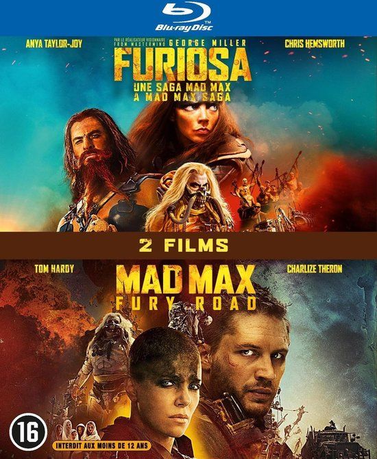 Furiosa - A Mad Max Saga & Mad Max - Fury Road (Blu-ray) - 2-Disc Set - Region 2