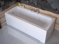 Badland OPTIMA ligbad 170 x 70 cm wit met baddrager