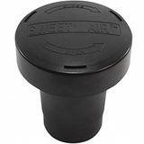 Vent Stack Filter, ABS, Zwart
