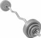 Gorilla Sports EZ-curlset 35 kg - Gietijzer - Halter met Gewichten - 30 mm