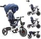 Sans marque Tricycle bébé 6-en-1