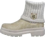 Bagatt Vrouwen mesh omgekeerde laarsjes TT.Bagatt Chelsea Beige/Beige