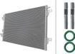 HELLA Condenseur pour climatisation sans déshydrateur, adapté entre autres pour RENAULT LAGUNA