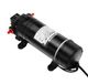 Pompe à eau à membrane - Pompe de surpression auto-amorçante - 120W, 220V, prise UE - Débit : 5,1–5,5 litres/minute - Pression max. : 160 psi, 11 bar - Hauteur d'aspiration : 1 mètre - Noir
