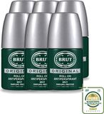 Brut 6 x Déodorant Roll-On Original 50 ml