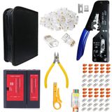 Merkloos Solidchoice - Professionele Netwerk Crimping Toolset met RJ45 en RJ11