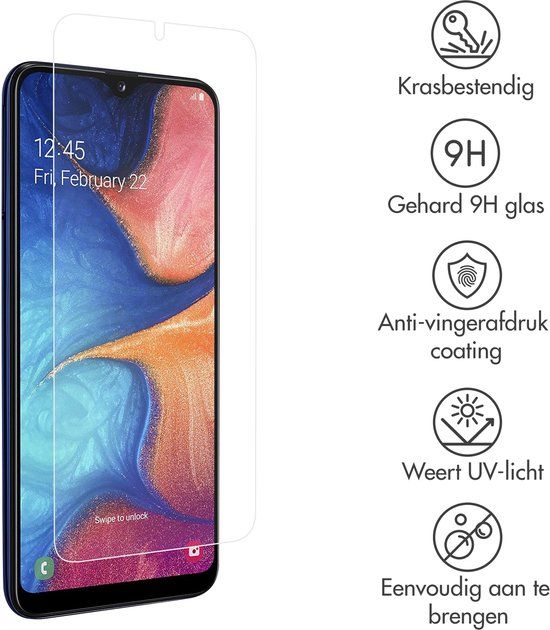 Accezz Screen Protector - Gehard Glas - Geschikt voor Samsung Galaxy A20e
