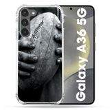 Cokitec Versterkte hoes voor Samsung Galaxy A36 5G Sport Rugby, vintage ballon