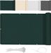 Brise-vue 0,7x3m - Balcon étanche avec protection UV - Panneau de balcon résistant aux intempéries avec supports de câble, vert foncé