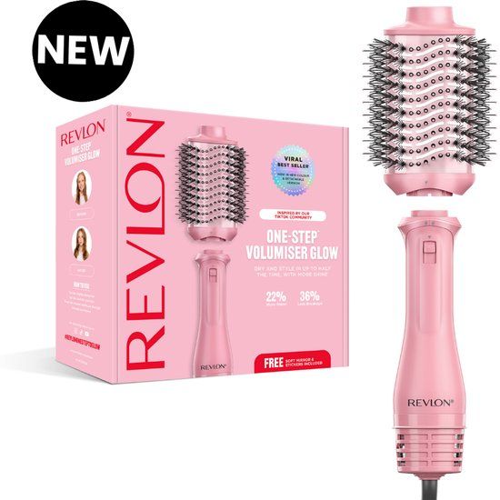 Revlon One Step Volumiser Glow Limited Edition Pink - Stylingtool - Föhn