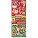 Susy Card 40002712 Sticker, zelfklevend, booggrootte 8 x 12, 5 cm, 3 vellen gelast, motief: Xmas figuren