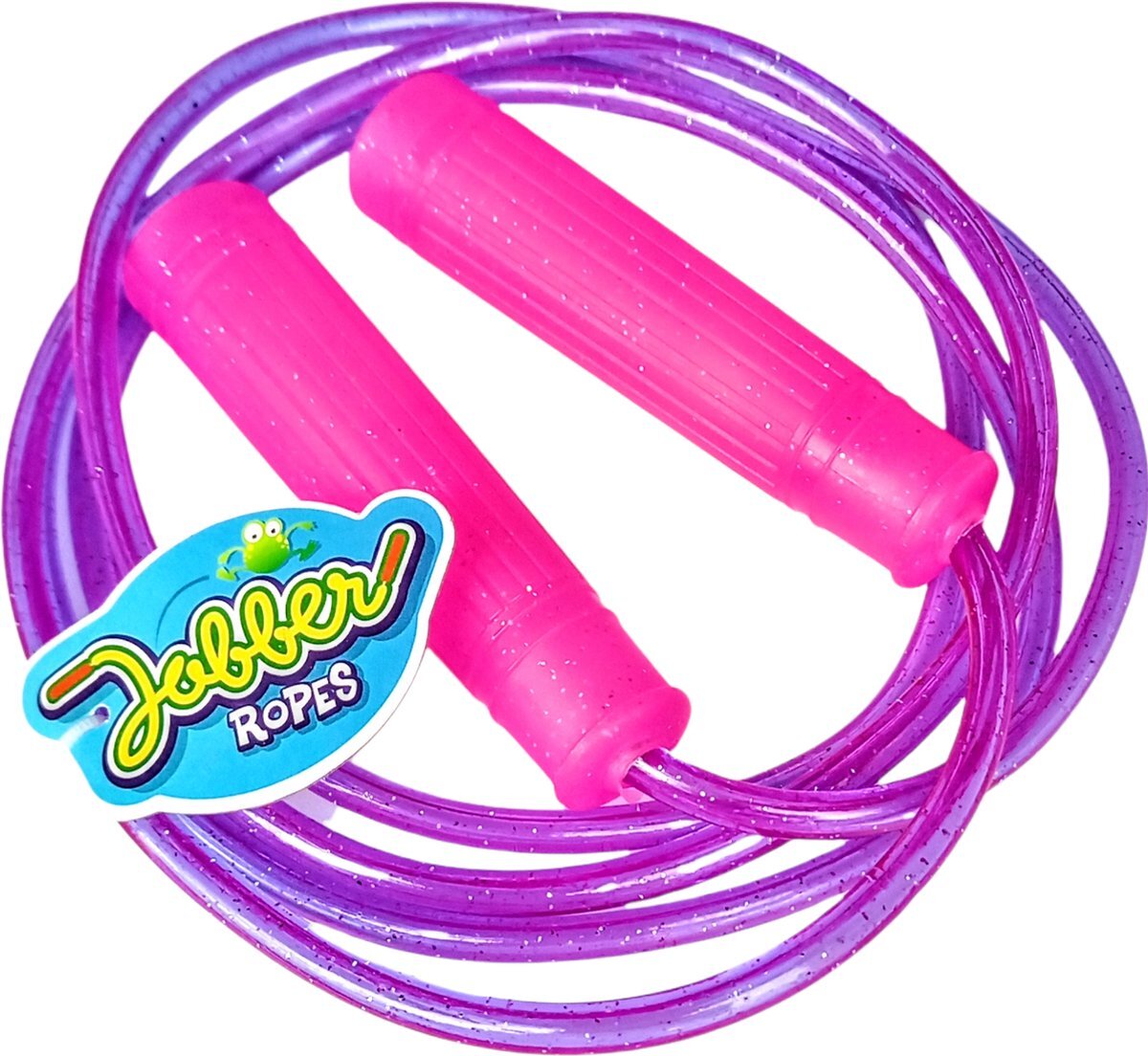 Jobber Toys Jobber Ropes Springtouw - Glitter Springtouw - kinderen - 210cm