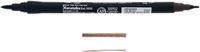 Zig Art & Graphic Twin Tip brush marker - Mid Brown