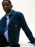 Tommy Hilfiger Tommy Jeans Heren Overhemd Katoen Elastaan S Navy/Rood/Wit